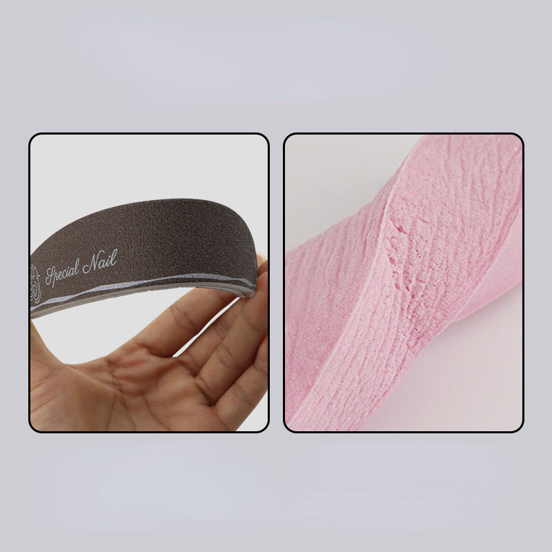 5 PCS Nail File Set - Includes Sponge File. Emery File. and Wooden File for Manicures