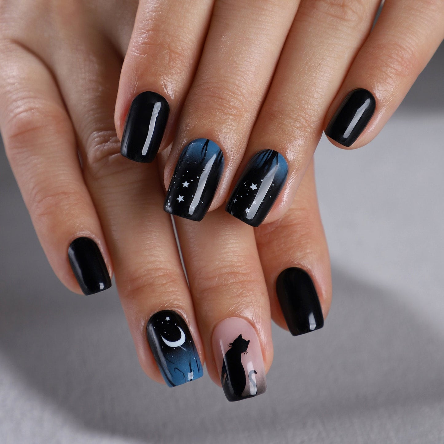 Gel Press On Nails 16 Sizes-32 Pcs Kit X004O2YVLP