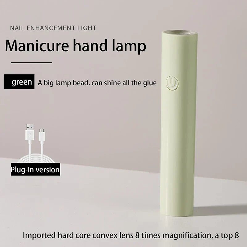 1pc Handheld Portable Mini Nails Dryer UV Cure Lamp