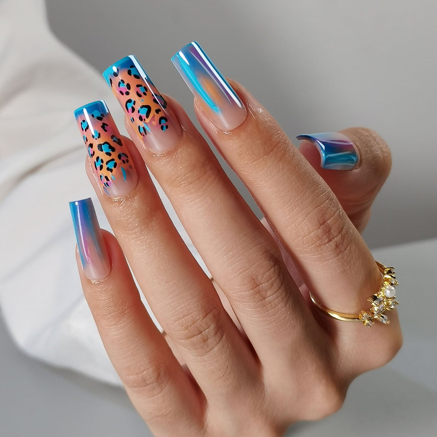 Gel Press On Nails 16 Sizes-32 Pcs Kit X004PQYFON