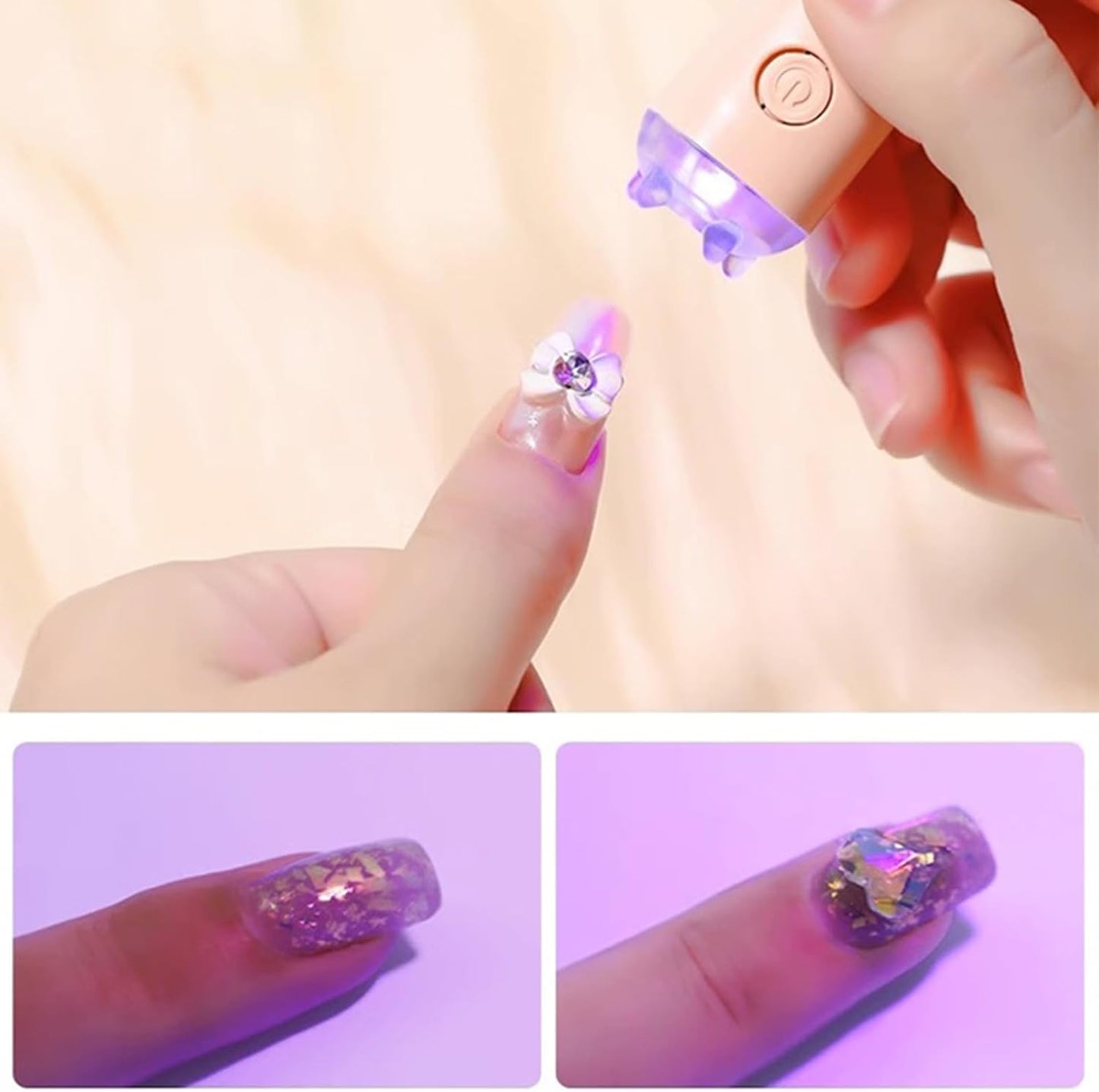 Mini Rechargeable Handheld UV LED Nails Lamp