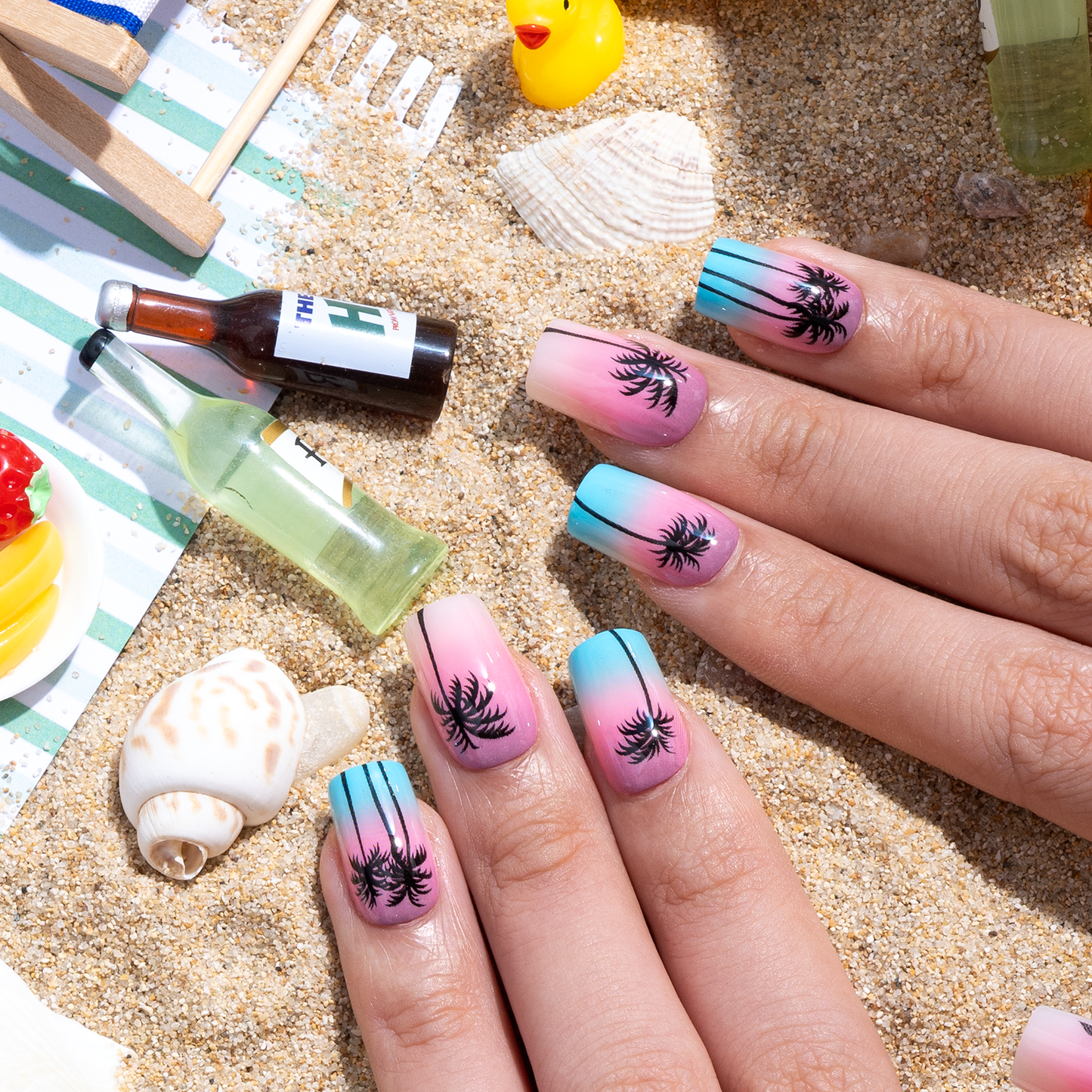Gel Press On Nails 16 Sizes-32 Pcs Kit X004OYAEYV