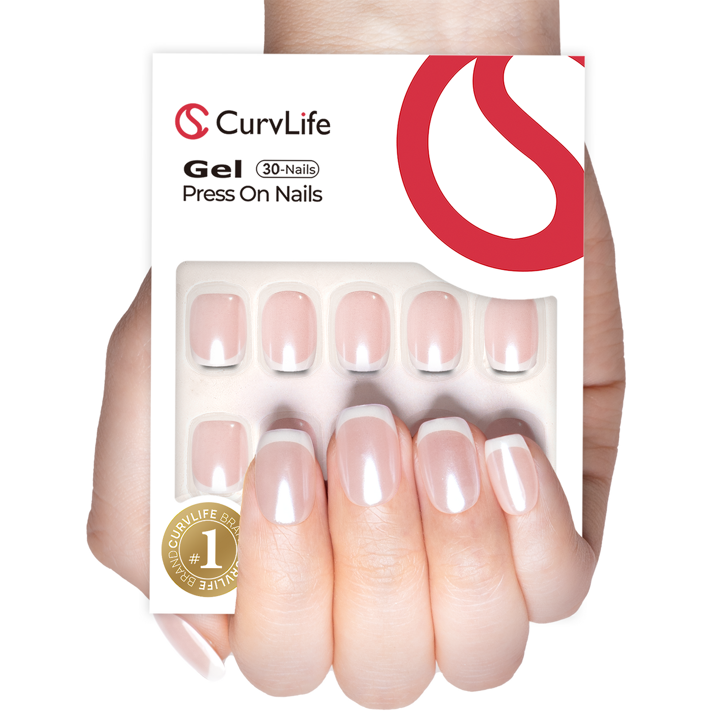 Gel Press On Nails 16 Sizes-32 Pcs Kit X004NZID2