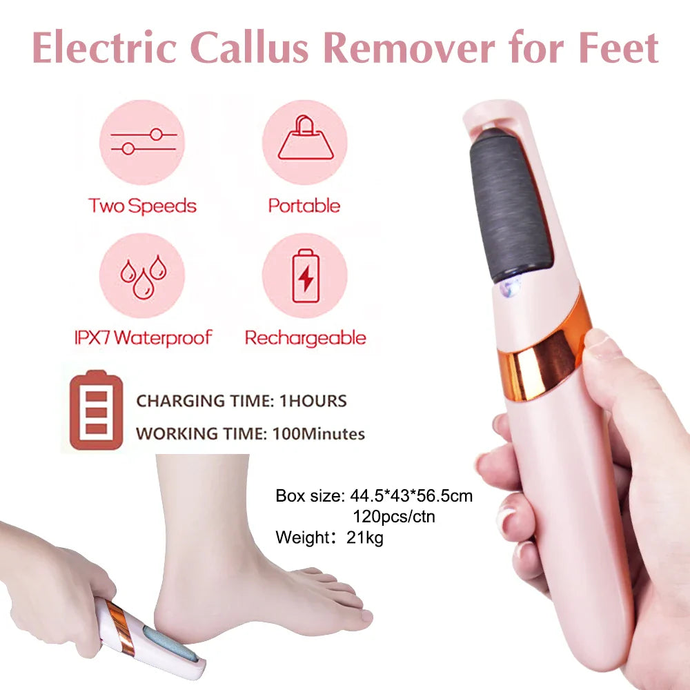 Electric Callus Foot File Remover Foot Care Tools for Dead Skin