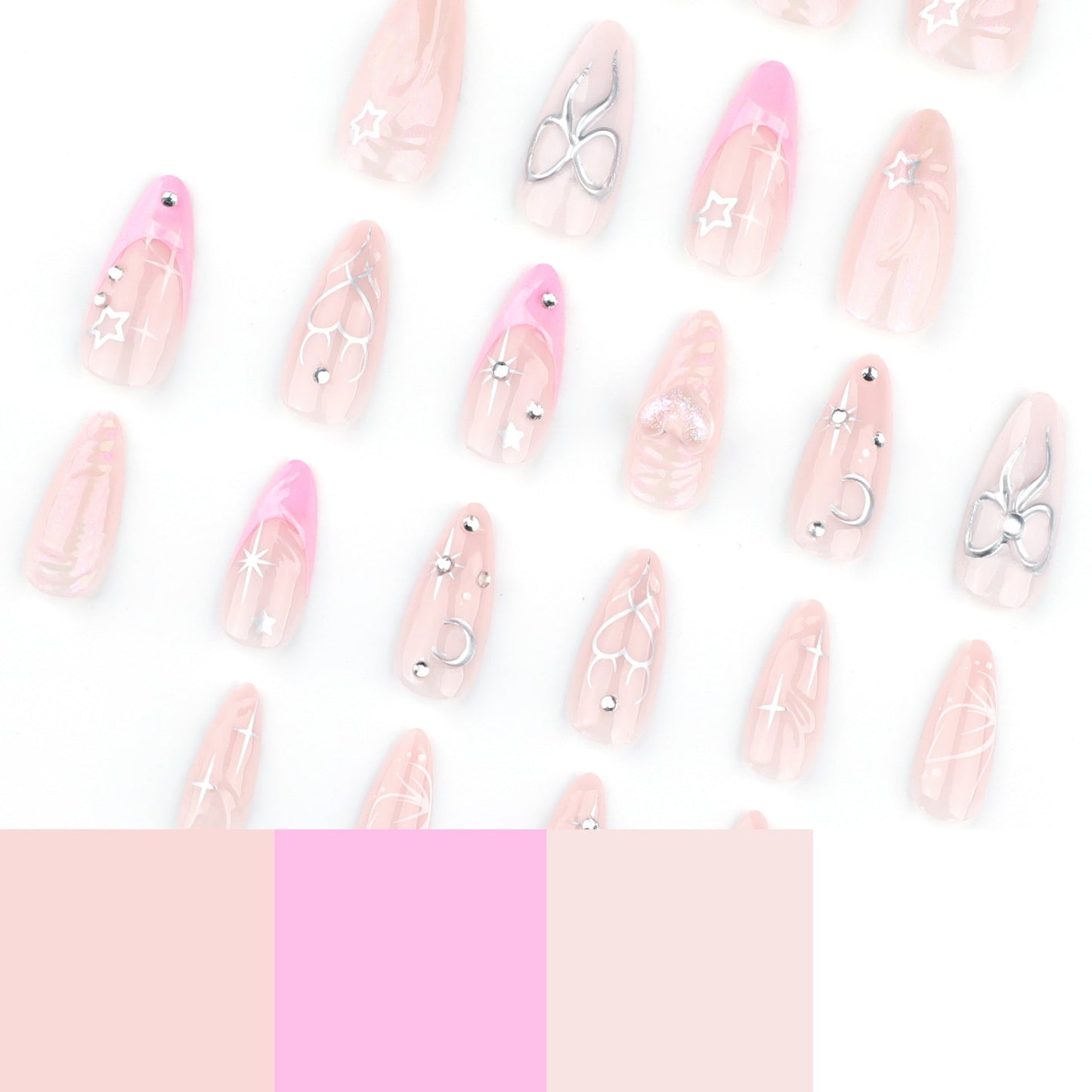 Sale 24pcs/Set Press On Nails JP3626