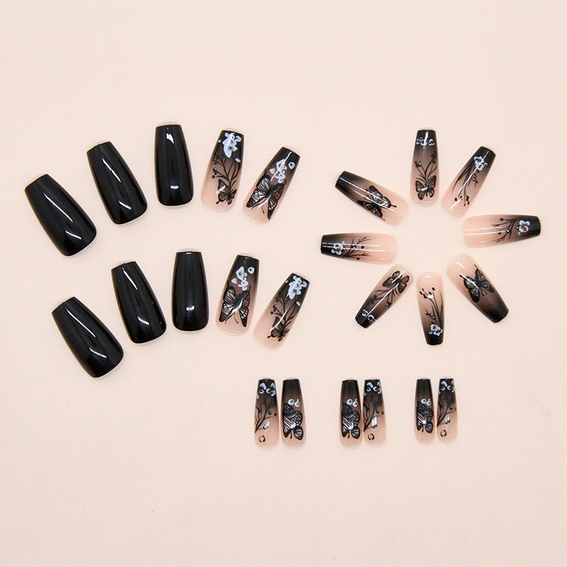 24pcs/Set Press On Nail W1898