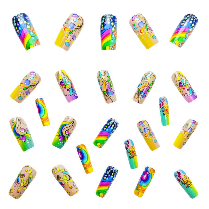 24pcs/Set Press On Nail CU24029
