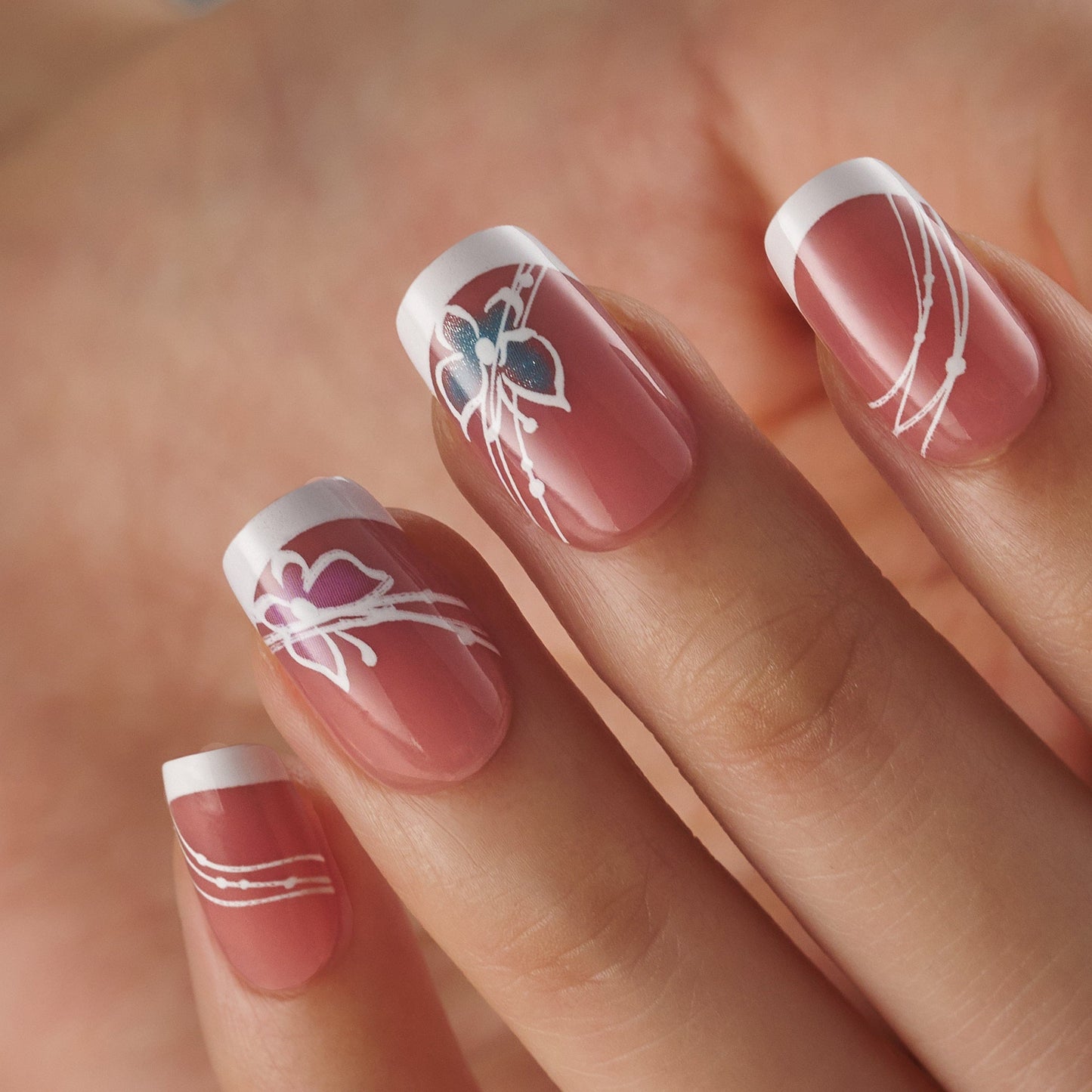Sale 15 Sizes-30 Pcs Acrylic Press On Nails X0045FDAI1