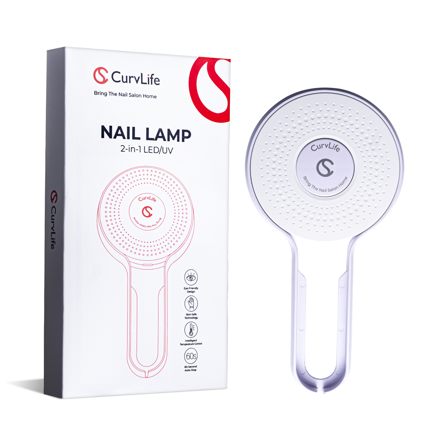 Portable UV nail curing lamp