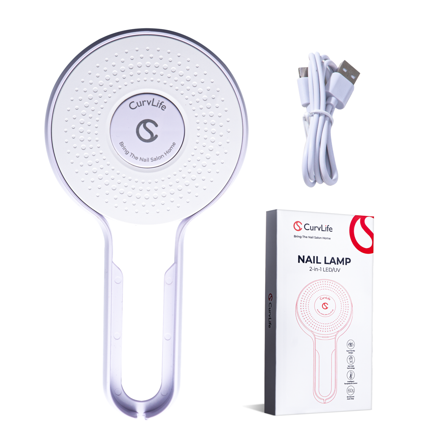 Portable UV nail curing lamp