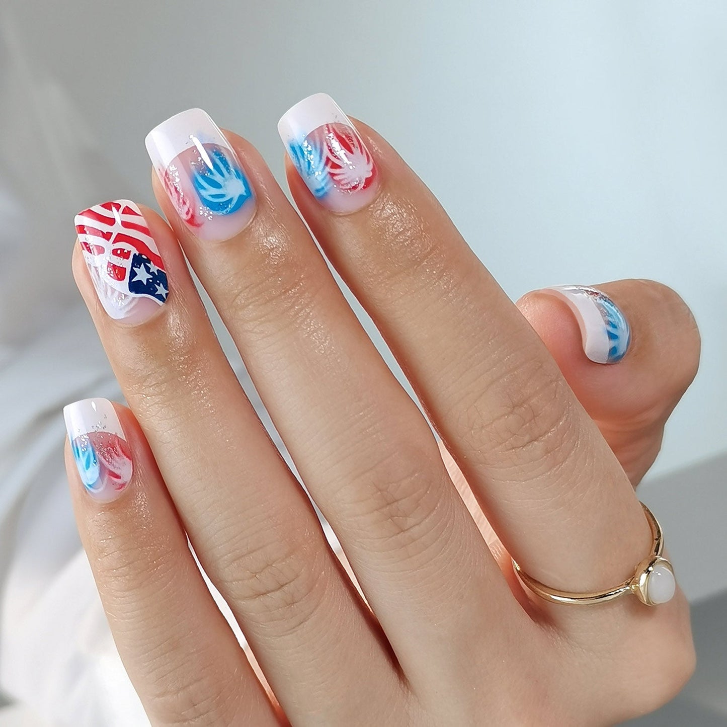 Sale Gel Press On Nails 16 Sizes-32 Pcs Kit X004NQ5T2R
