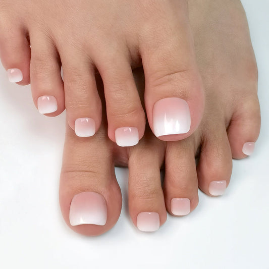 32 Pcs-16 Sizes Kit Press On Toe nails XNT180-2