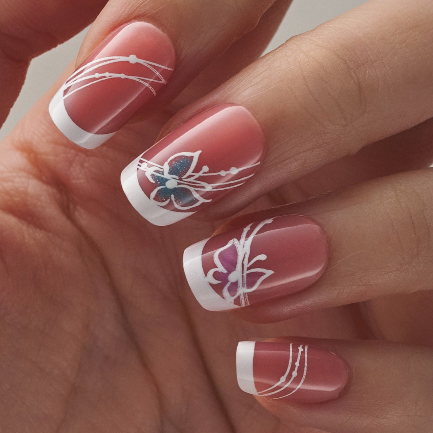 Sale 15 Sizes-30 Pcs Acrylic Press On Nails X0045FDAI1