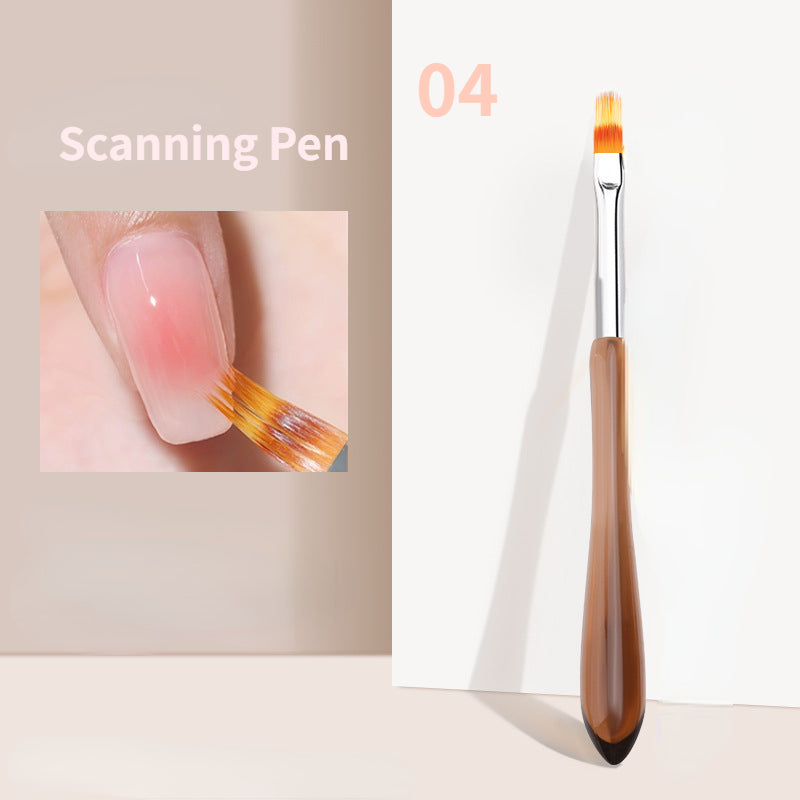 Stained Pen Halo Dye Painting Gradient Round Head Special Phototherapy Pen