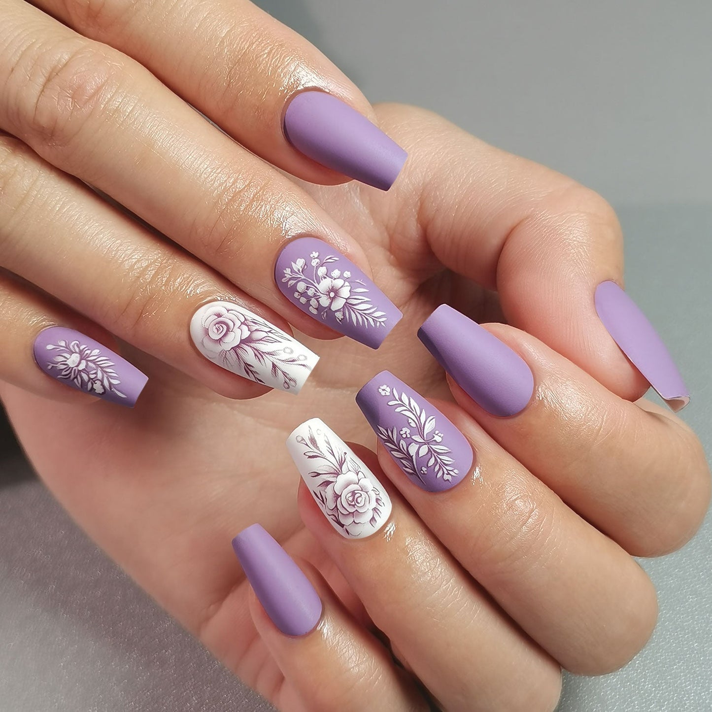 Gel Press On Nail 16 Sizes-32 Pcs Kit DK-24112
