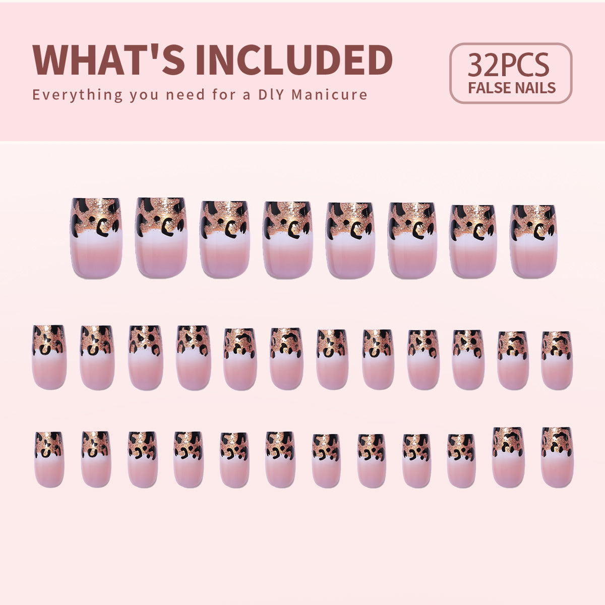 Gel Press On Nail 16 Sizes-32 Pcs Kit X004LQHGUR-2