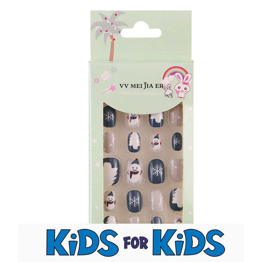 Sale Mini Press On Nails For Kids 24 Pcs KPN6-006