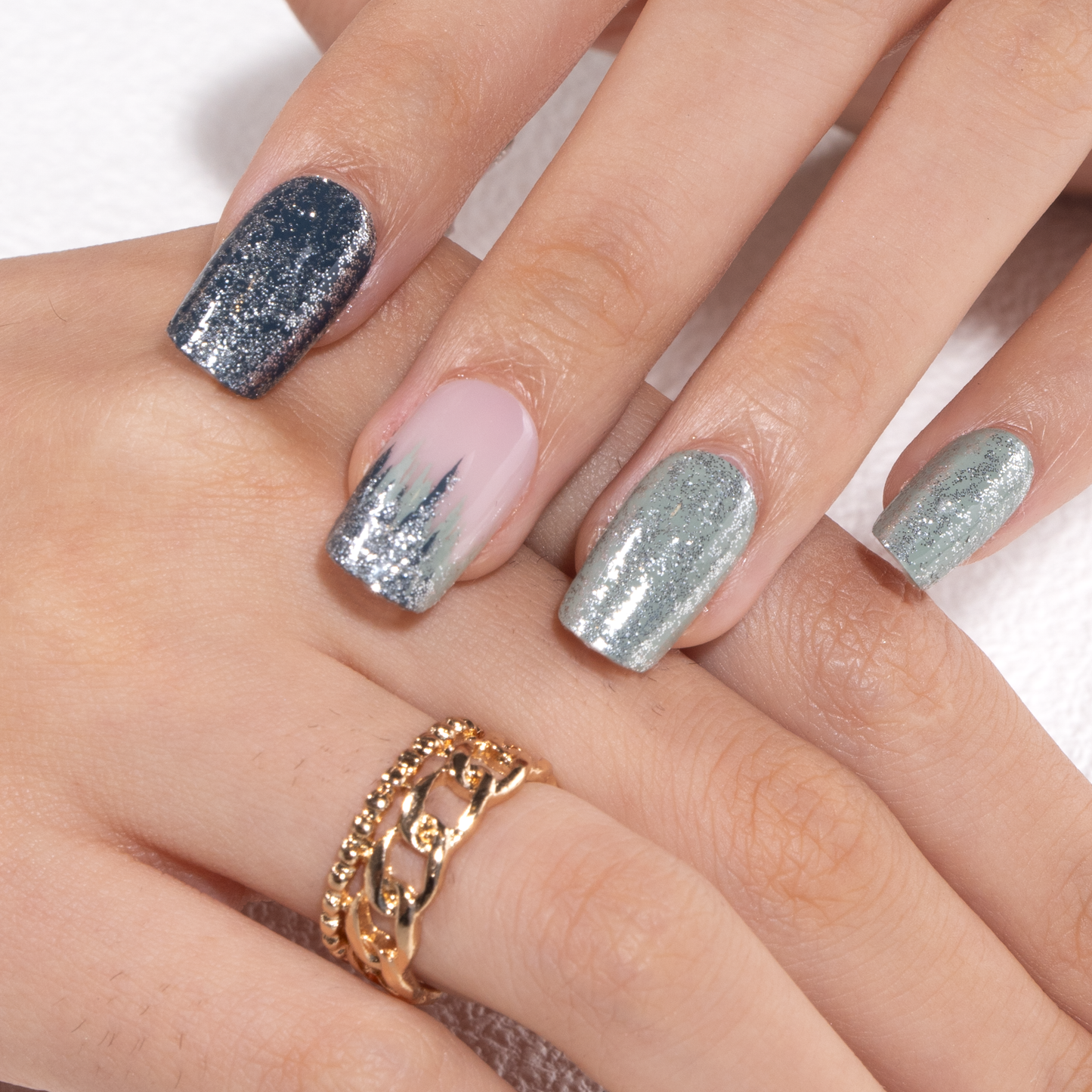 Sale 15 Sizes-30 Pcs Acrylic Press On Nails X0045FBDN5