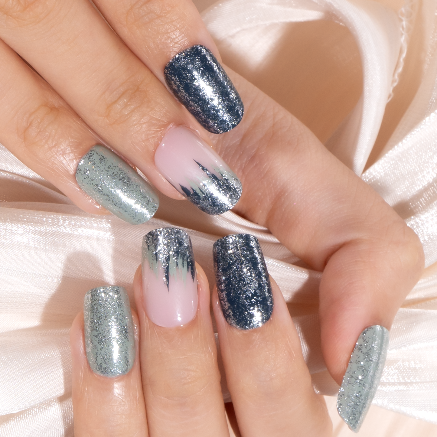 Sale 15 Sizes-30 Pcs Acrylic Press On Nails X0045FBDN5