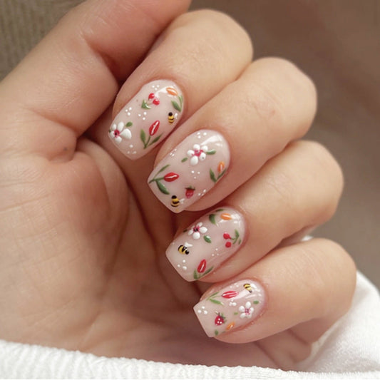 Sale 24pcs/Set Press On Nails YS156