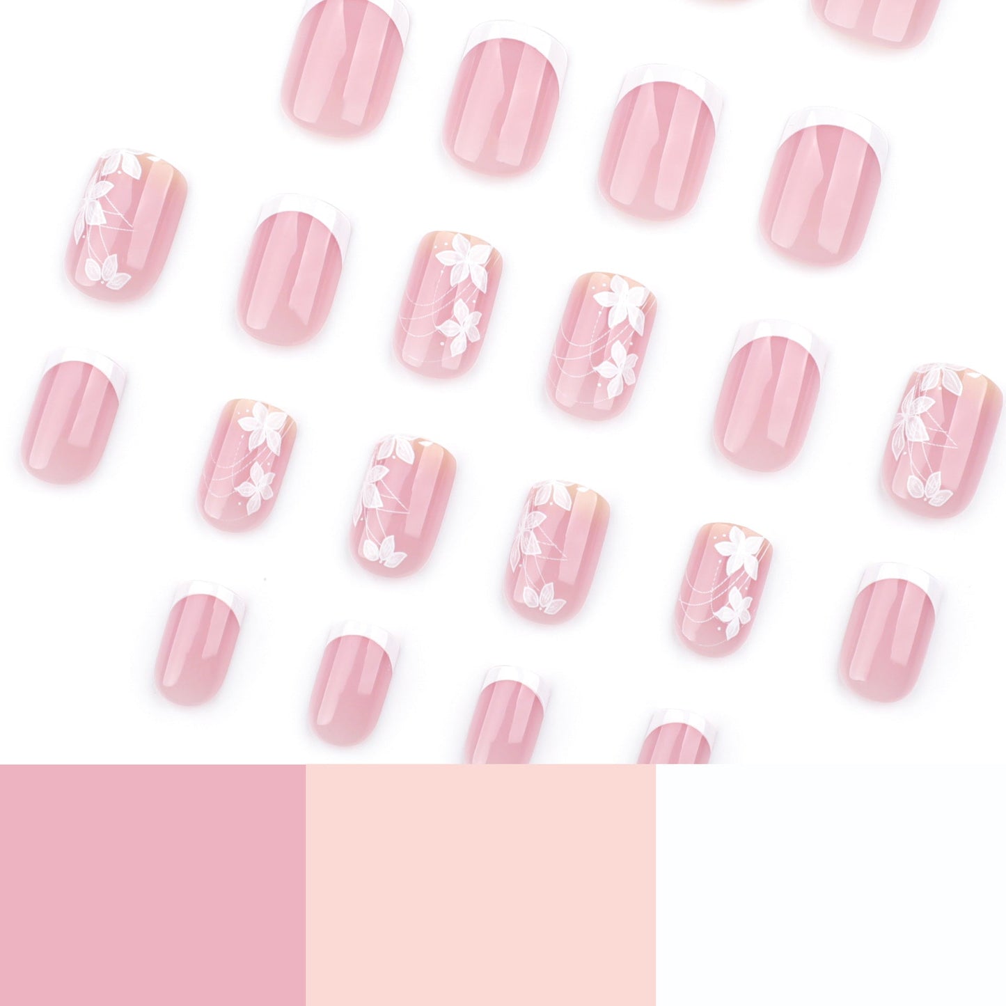 15 Sizes-30 Pcs Acrylic Press On Nails X004R90UUB