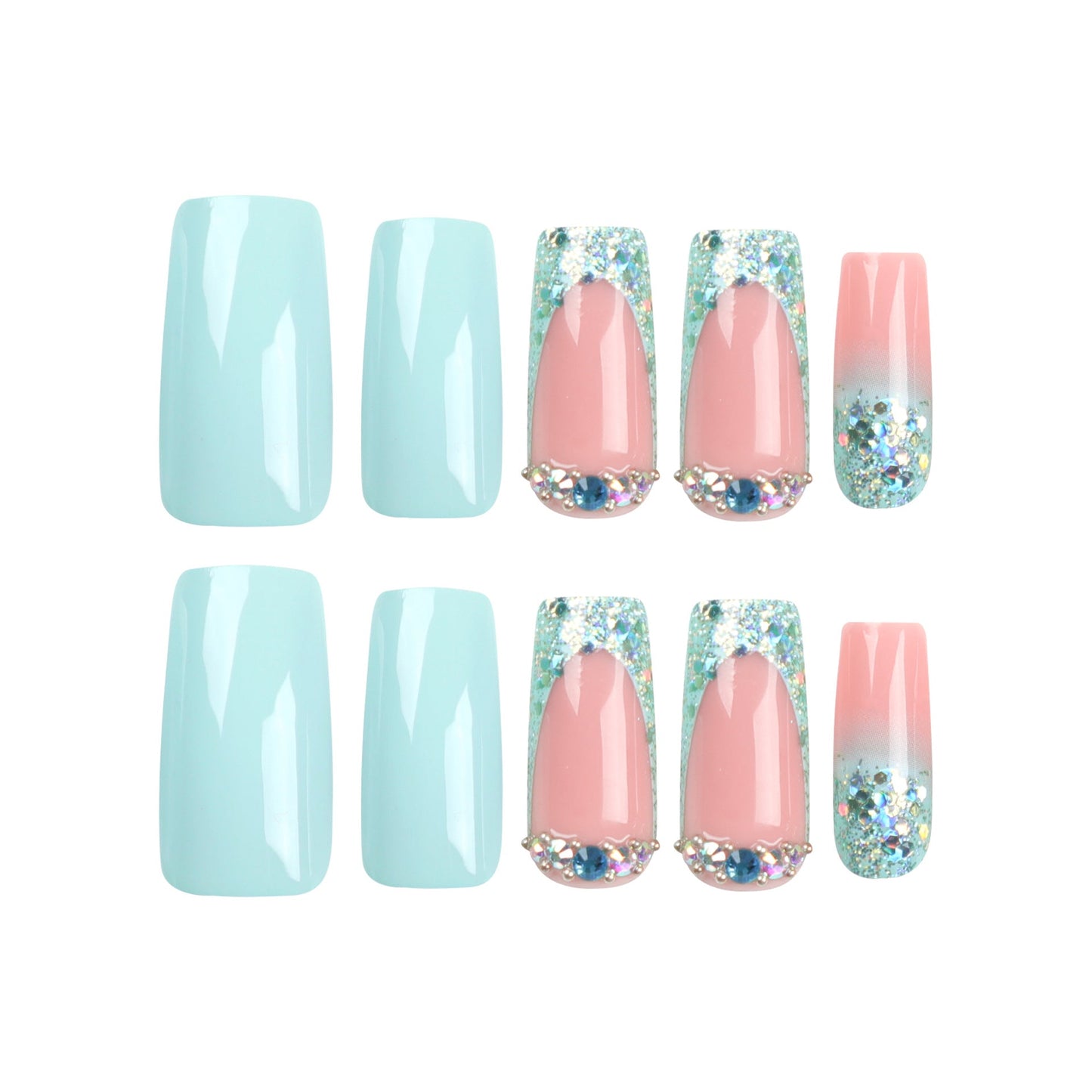 15 Sizes-30 Pcs Acrylic Press On Nails JP2811