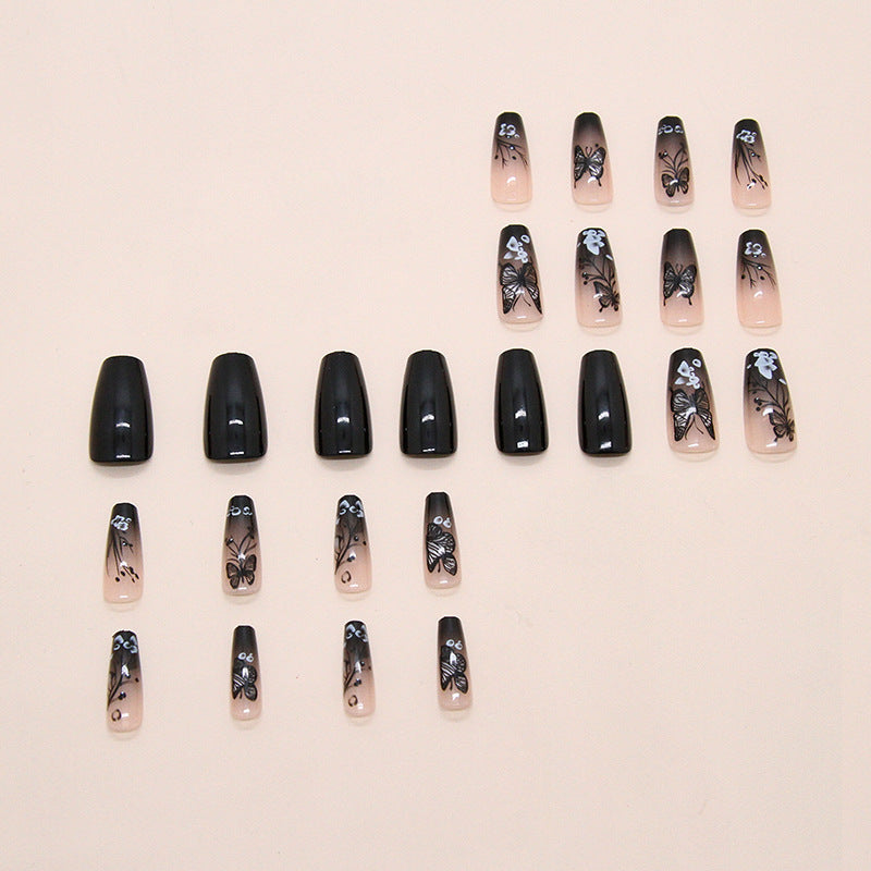24pcs/Set Press On Nail W1898