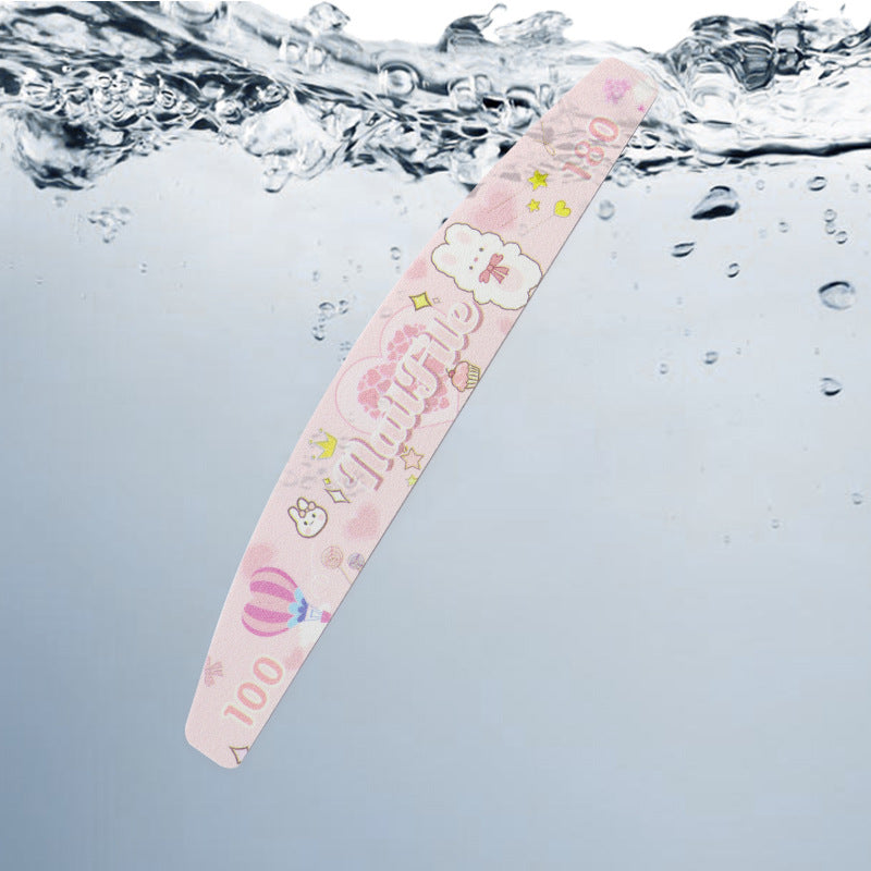 7 PCS Nail File Set - Includes 100/180. 180/240. 80/80. 120/150 Grit Files for Manicures