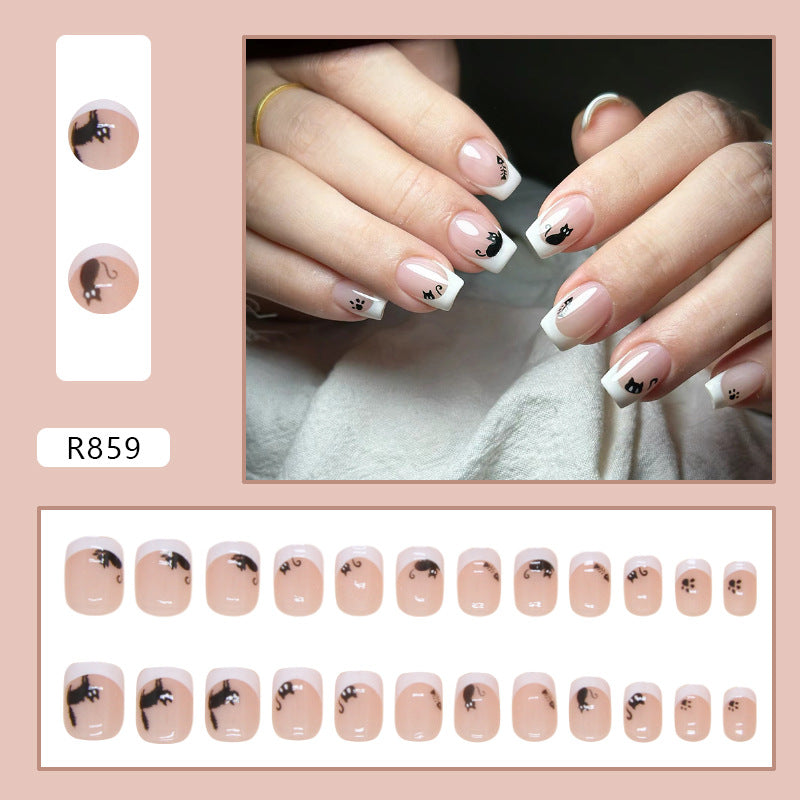 Gel Press On Nail 16 Sizes-32 Pcs Kit R859-1