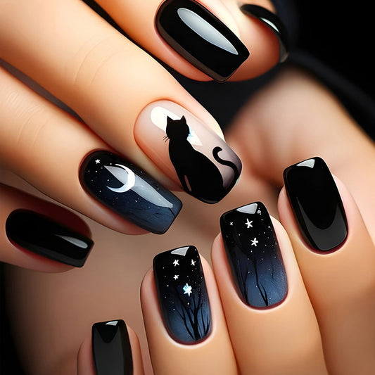 Gel Press On Nails 16 Sizes-32 Pcs Kit X004O2YVLP