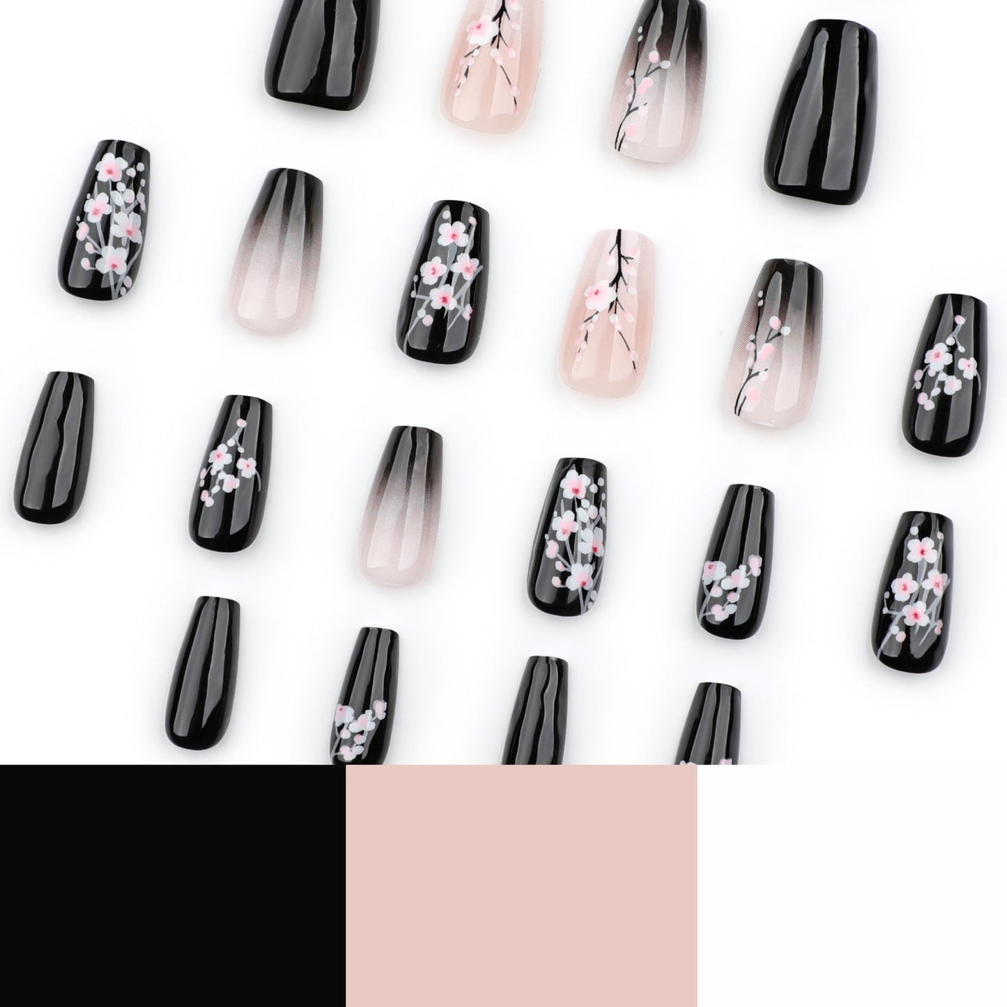 24pcs/Set Press On Nail JP3716-1