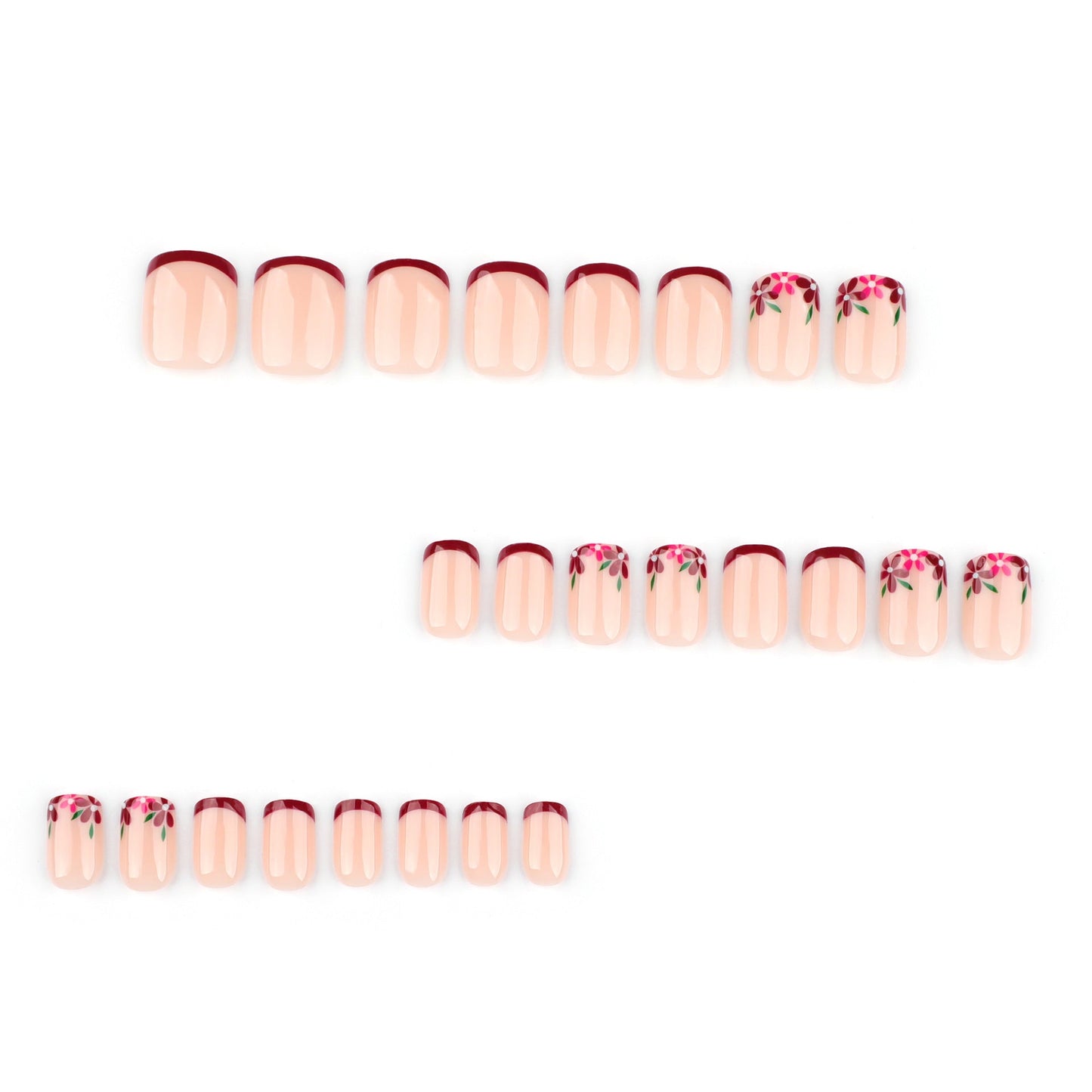 24pcs/Set Press On Nails JP3715-1