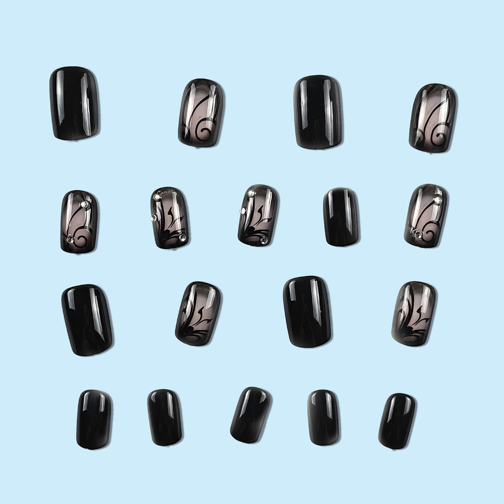 Sale Press On Nails 12 Sizes-24 Pcs Kit DZ384-B7