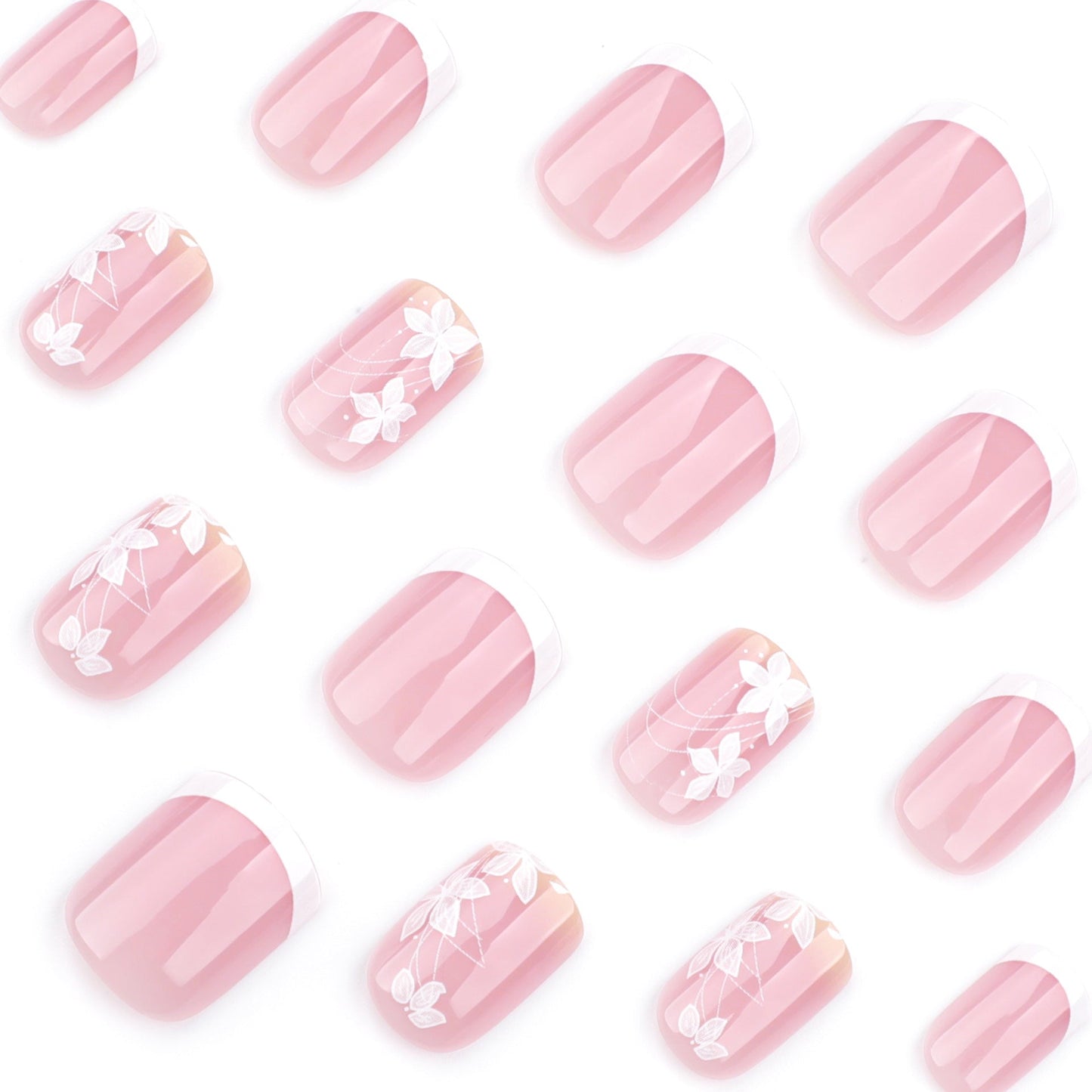 15 Sizes-30 Pcs Acrylic Press On Nails X004R90UUB