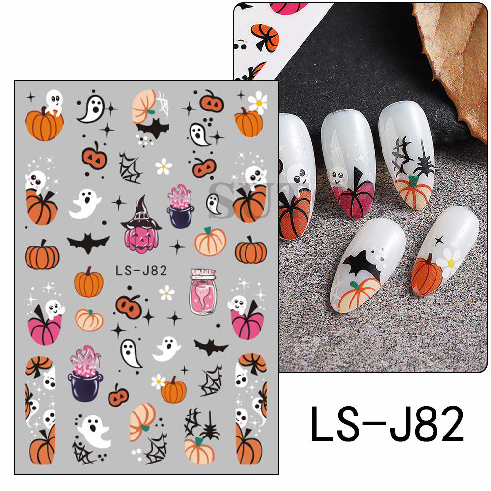 Nails Art Stickers 3D Self-Adhesive Nails Decals