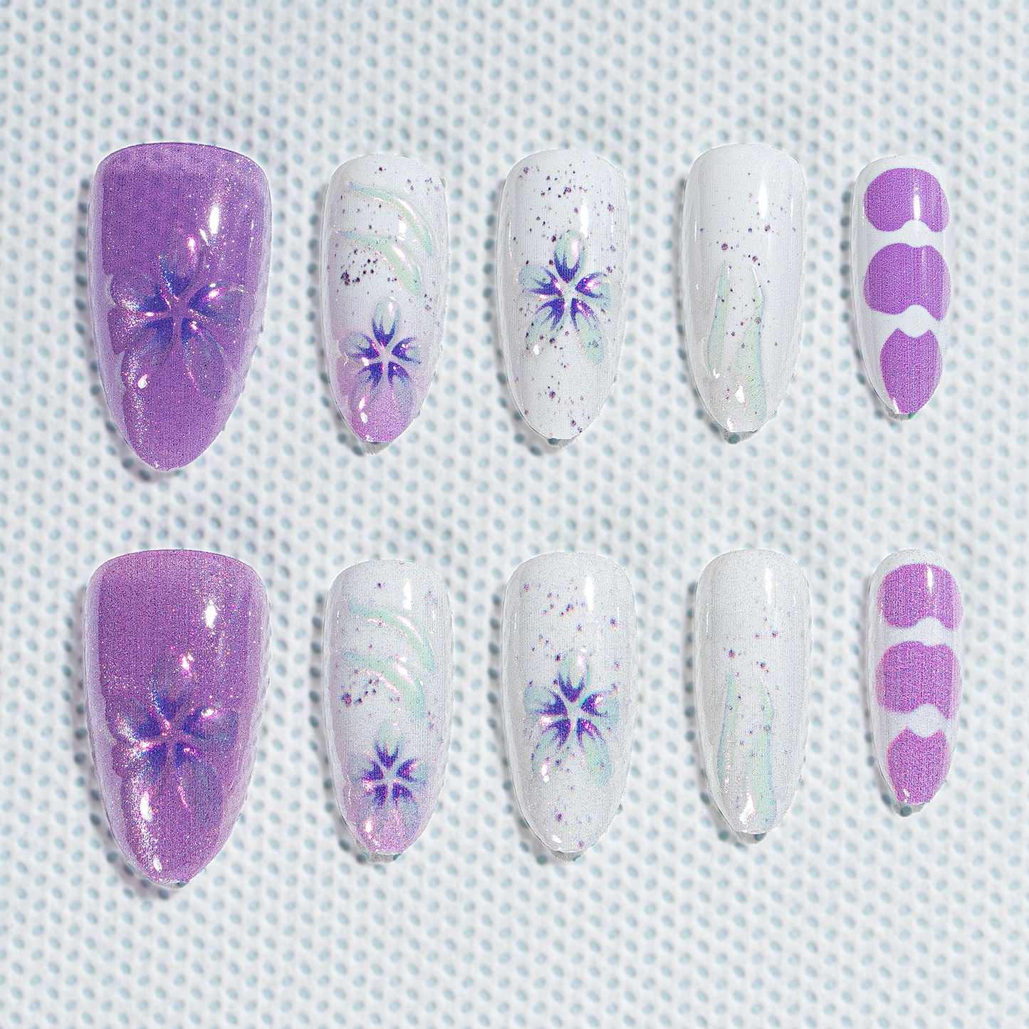 Sale 15 Sizes-30 Pcs 3D Press On nails tk3d11